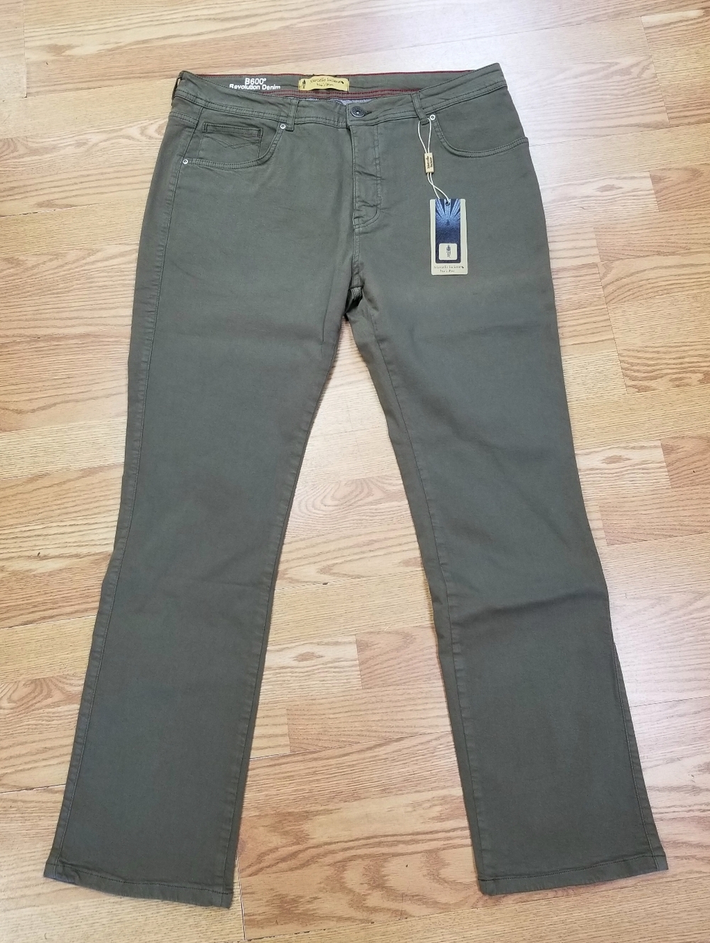 Marcello Men's Olive Green Jeans
